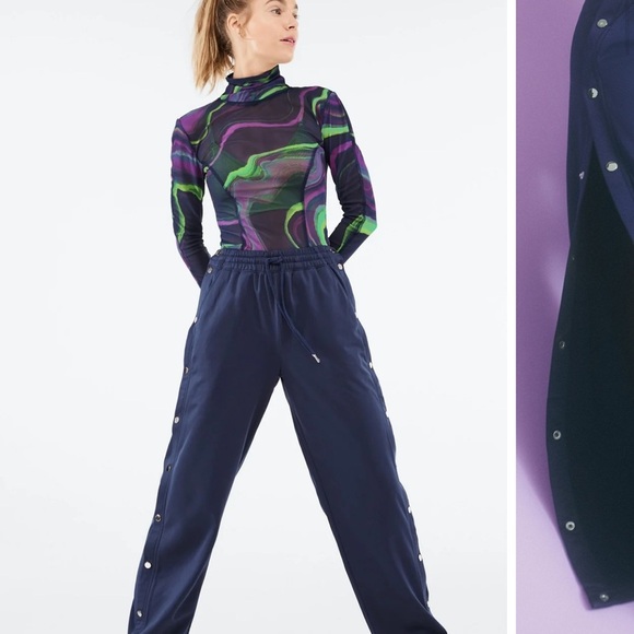 Fabletics Blue Maxi Skirt with Slit and Tie Front for Casual Wear - Picture 4 of 10